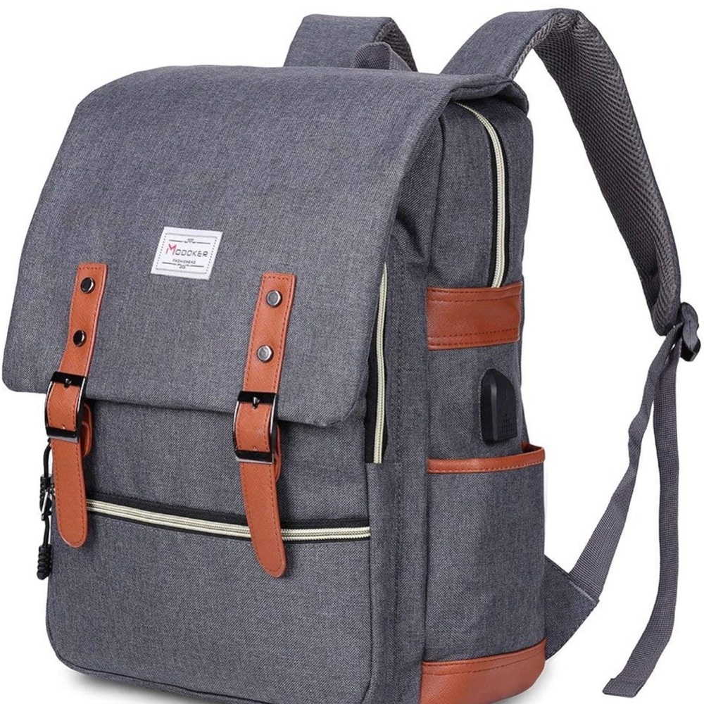 Modoker Vintage Laptop Backpack
